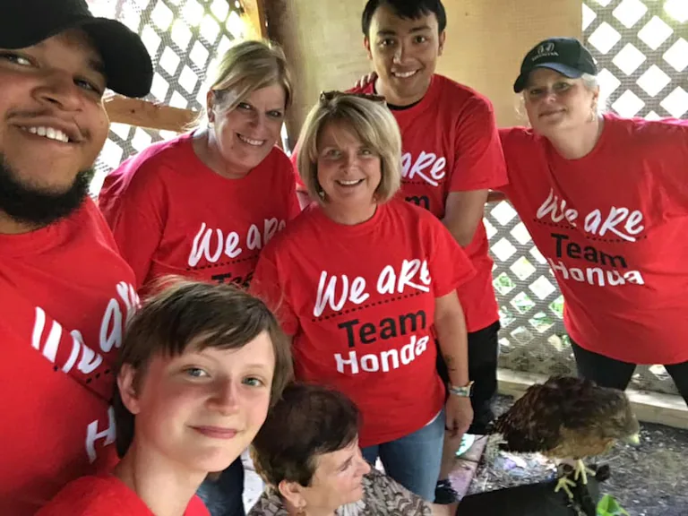 CMA team members volunteering in the community